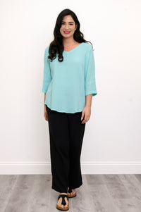 Chemisier Minna, Turquoise
