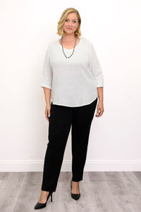 Minna Blouse, Blanc
