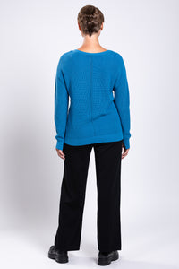 Mission Sweater, Blue, Cotton