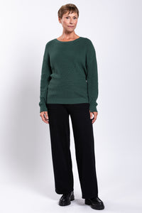 Mission Sweater, Forest, Cotton