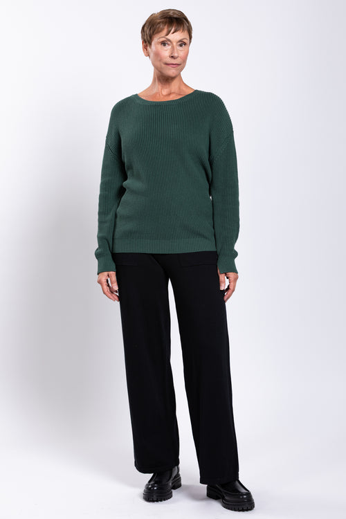 Mission Sweater, Forest, Cotton