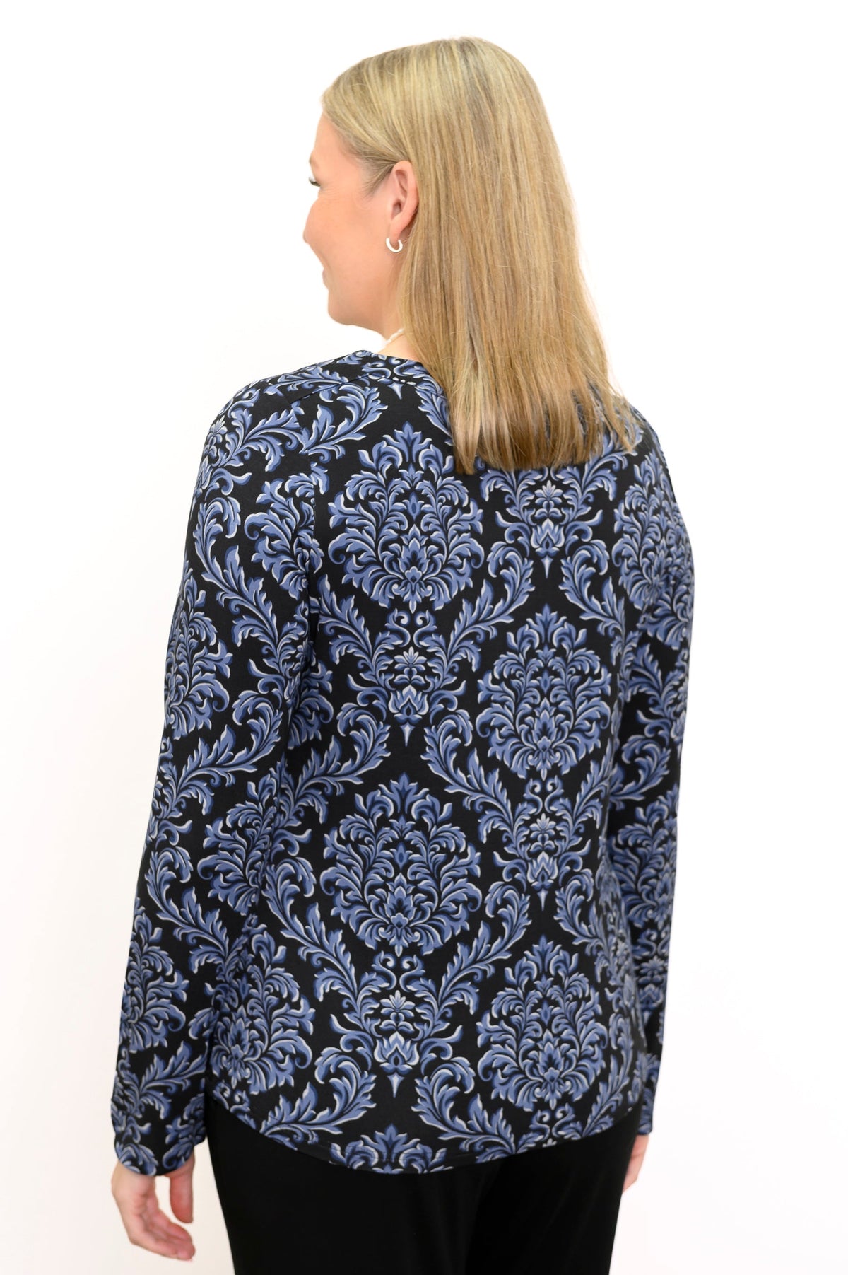 Mona Top, Indigo Empire, Bamboo