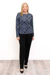 Mona Top, Indigo Empire, Bamboo