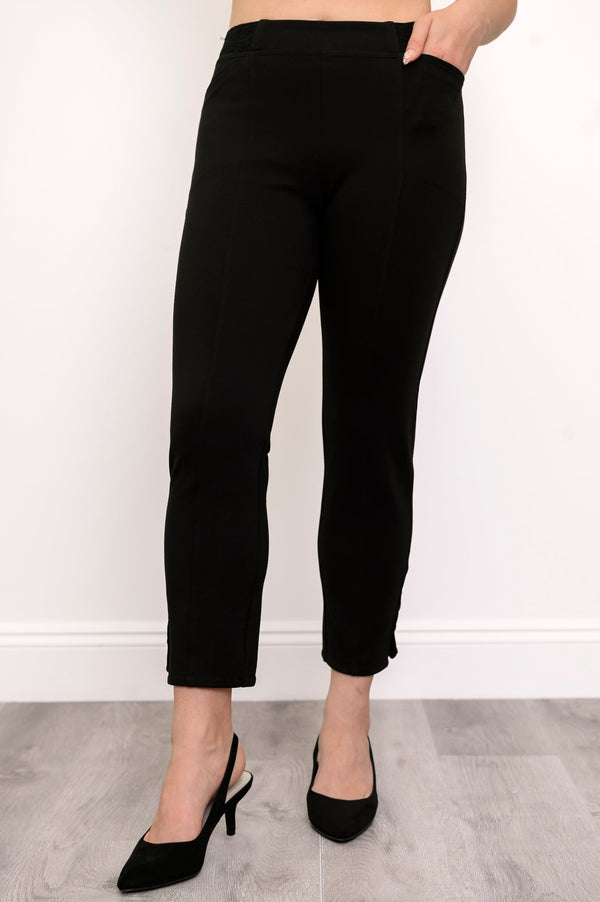 Nadine Crop, Black, Modal