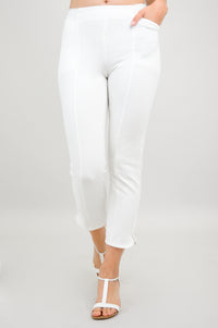 Nadine Crop, White, Modal