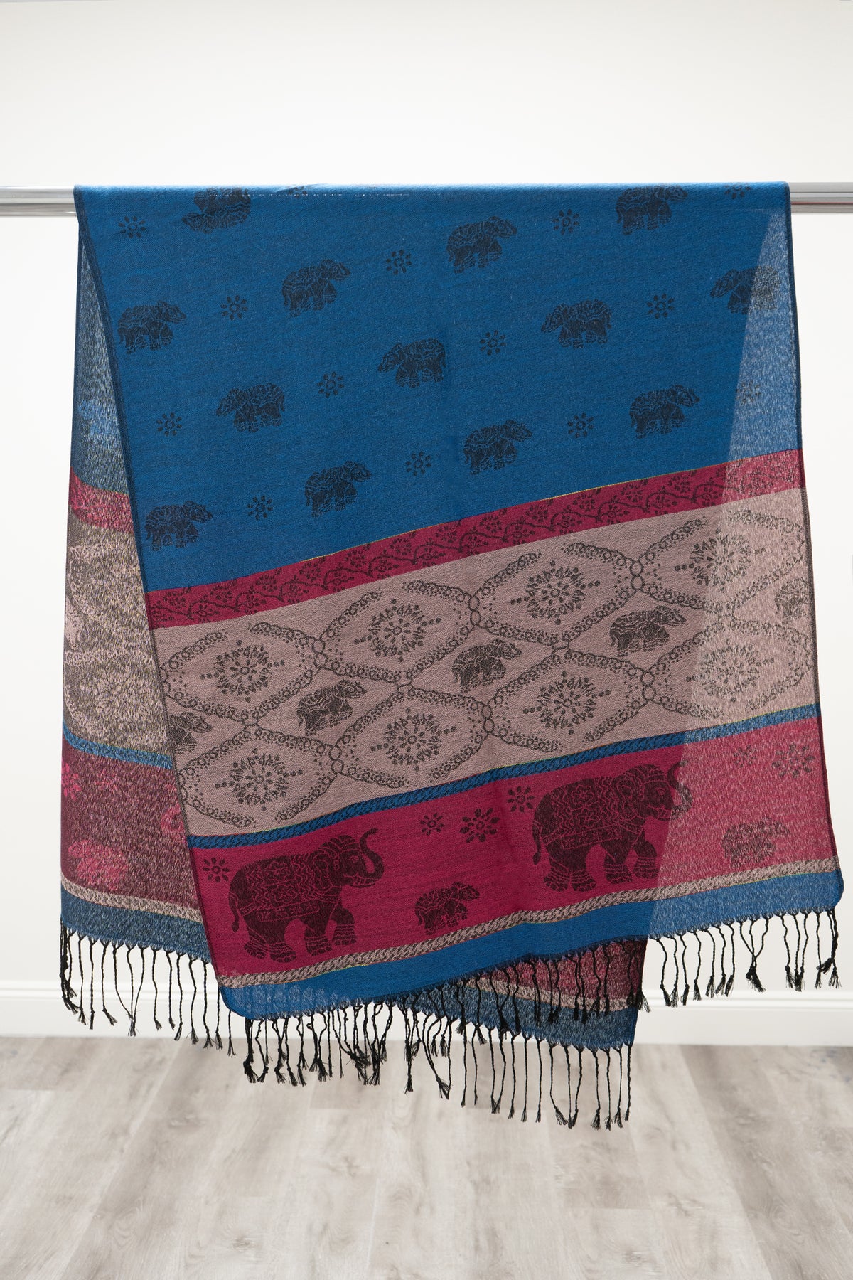 Pashmina Scarf, Elephant