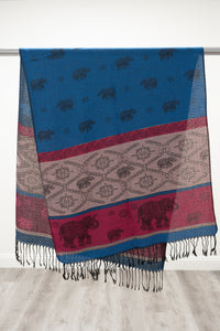 Pashmina Scarf, Elephant