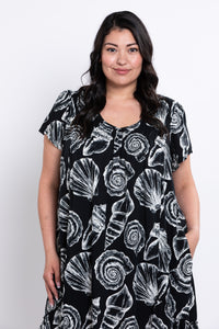 Noosa Dress, Dark Rose