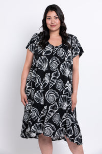Noosa Dress, Dark Rose