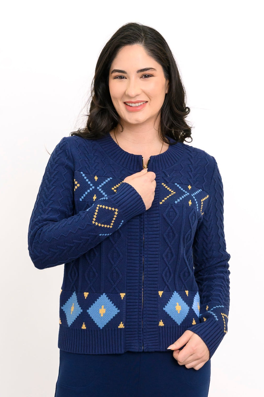 Pull Olivia, Indigo Star, Coton