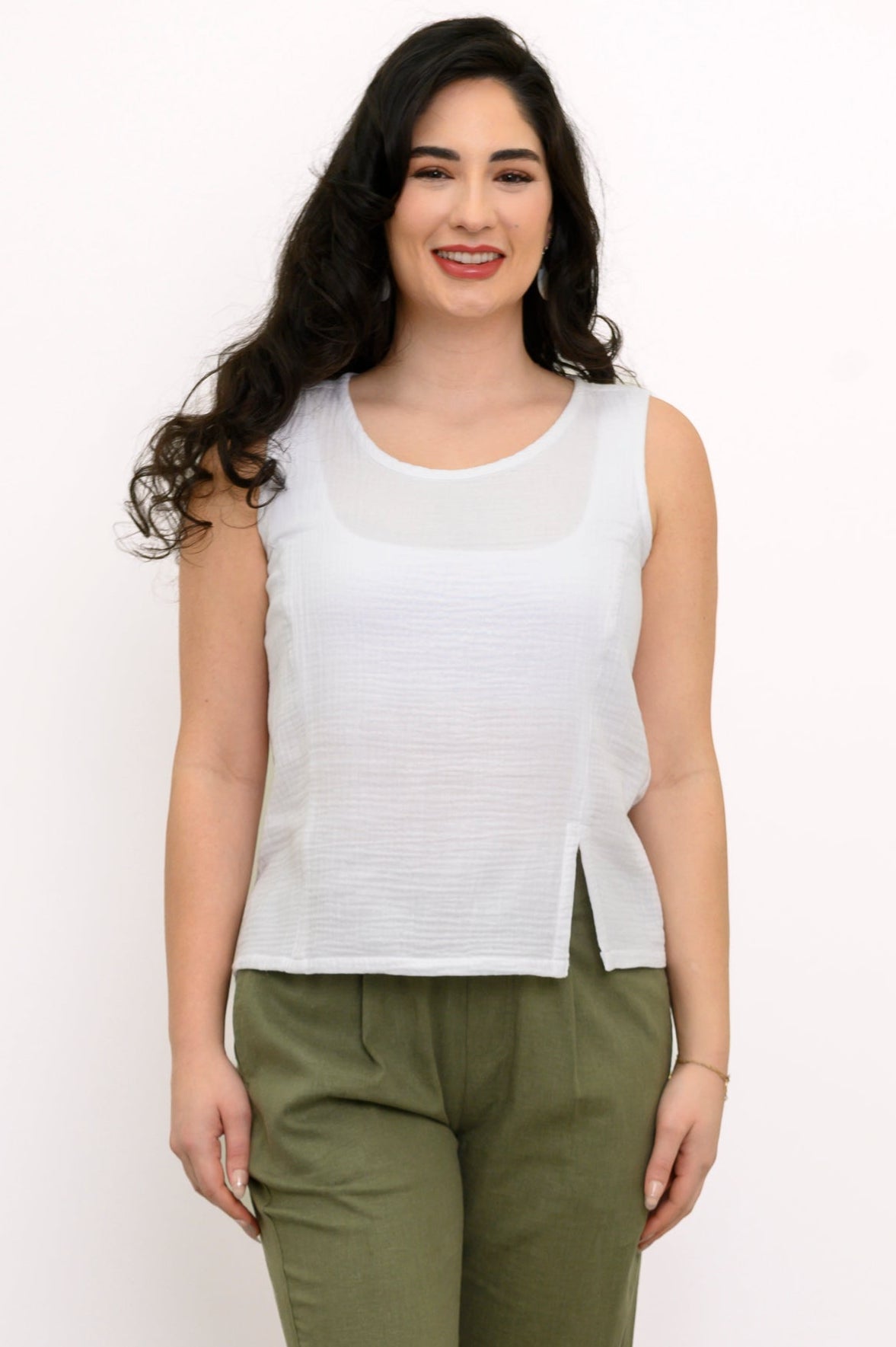 Orla Tank, White