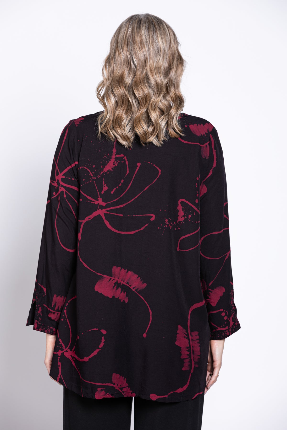 Palace Blouse, Red Bunga