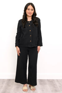 Parker Pant, Black, Cotton