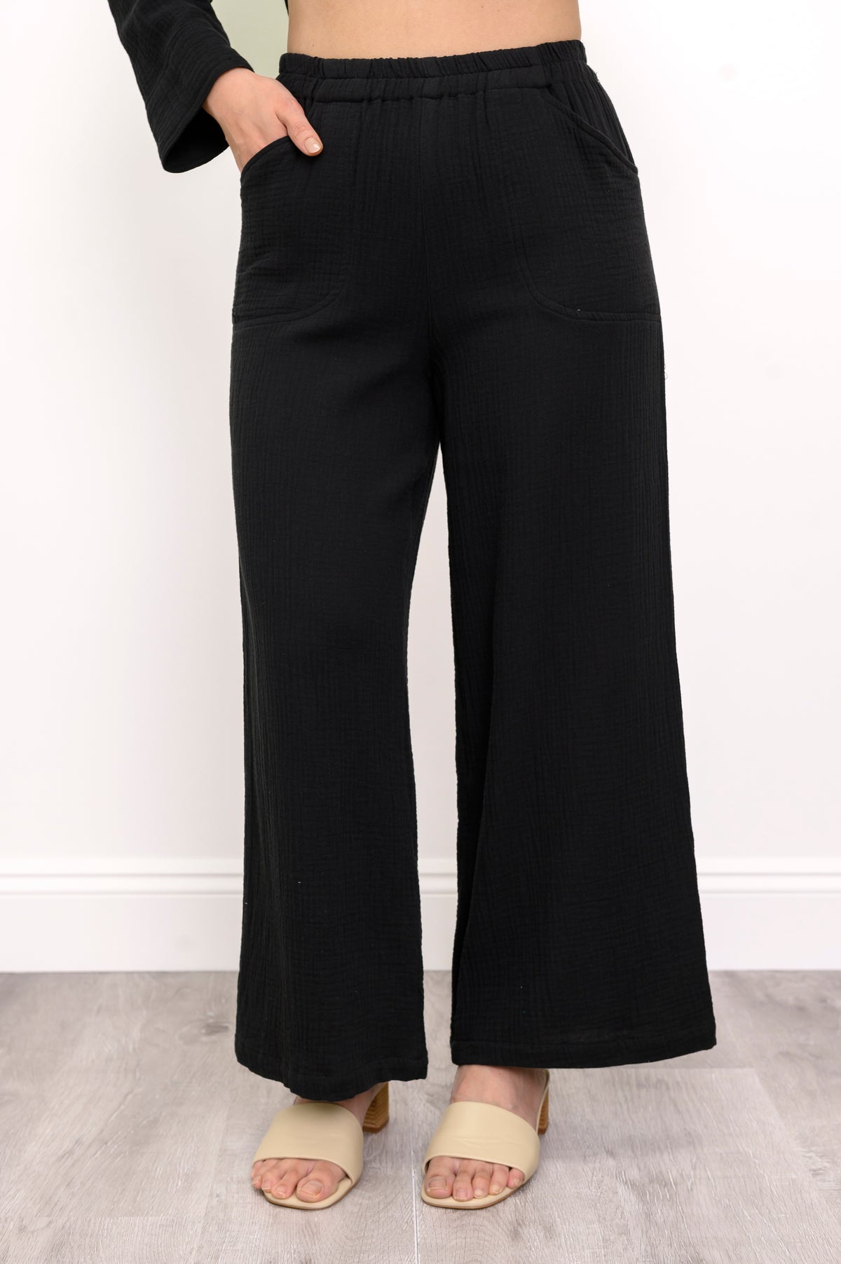 Parker Pant, Black, Cotton