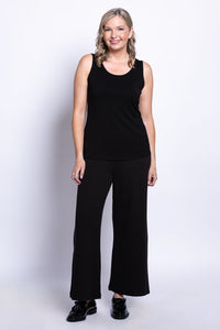 Avalon Tank, Black, Bamboo.