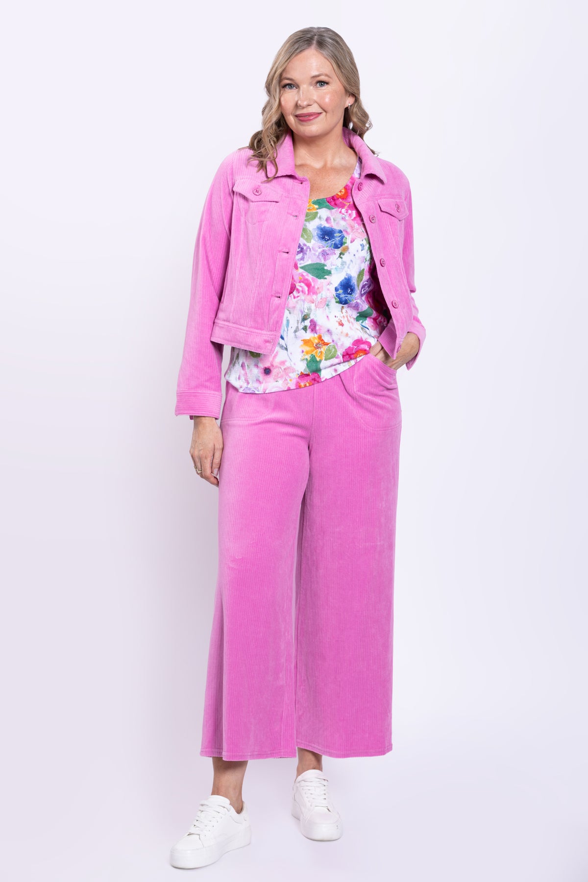 Parker Pant, Pink, Cotton Corduroy