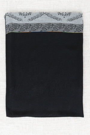 Pashmina Scarf, Elephant, Black
