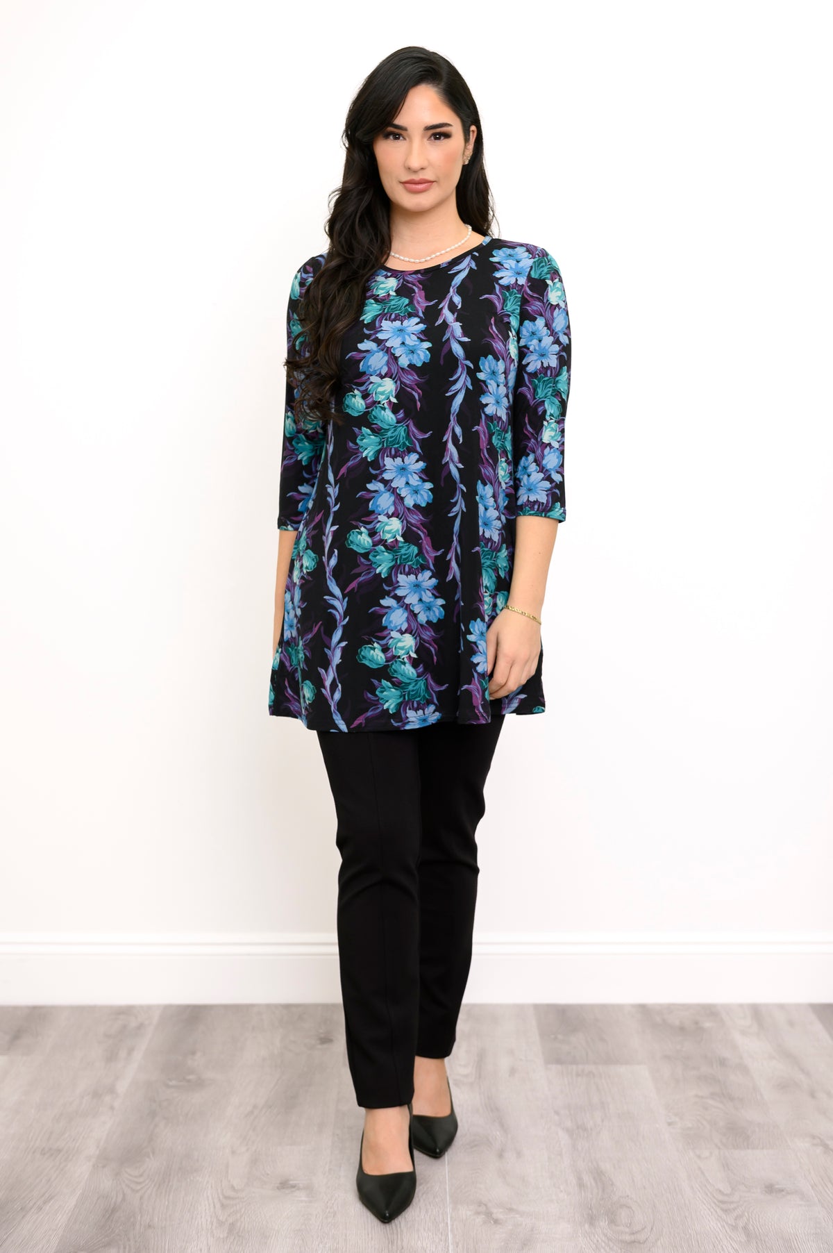 Perfect Tunic, Blue Hour, Bamboo