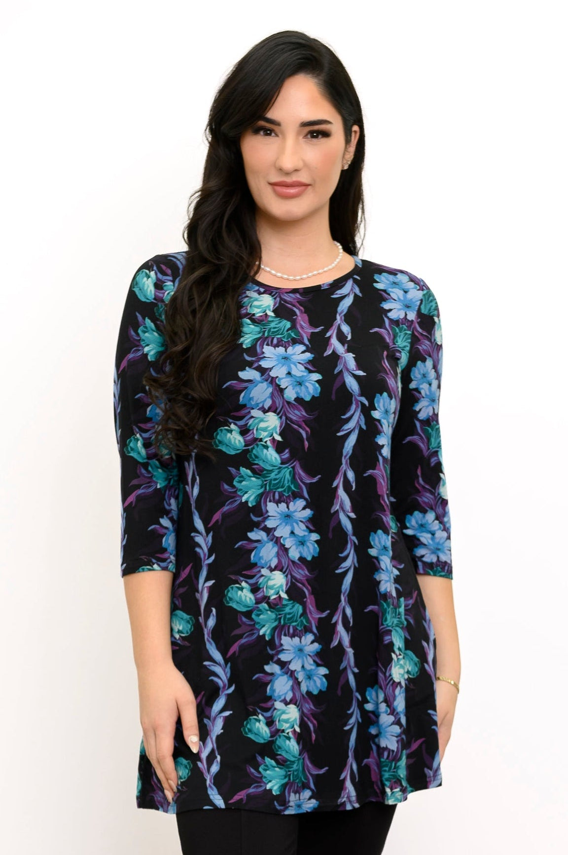 Perfect Tunic, Blue Hour, Bamboo