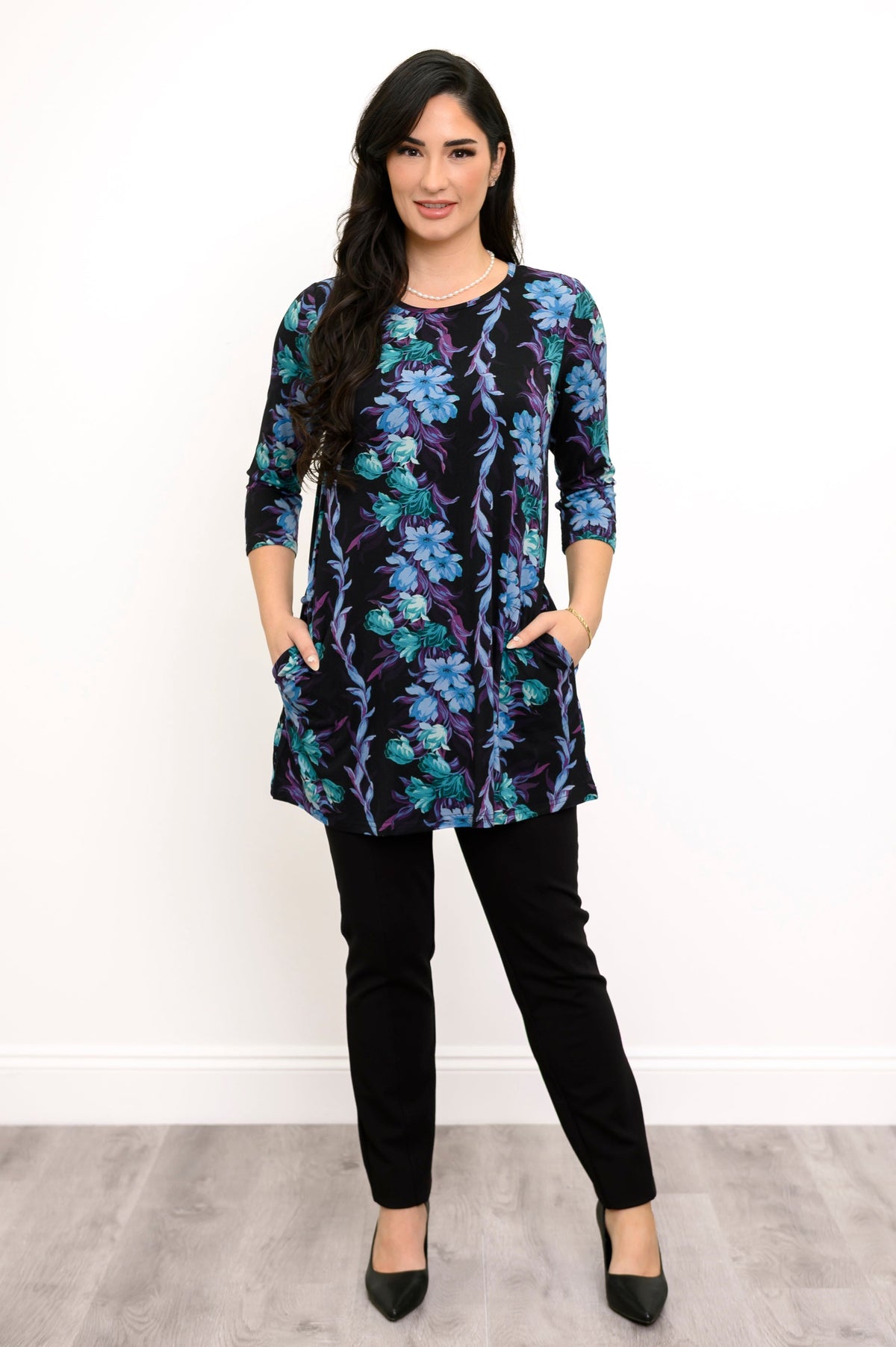 Perfect Tunic, Blue Hour, Bamboo