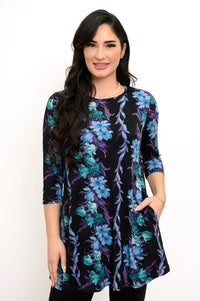 Perfect Tunic, Blue Hour, Bamboo