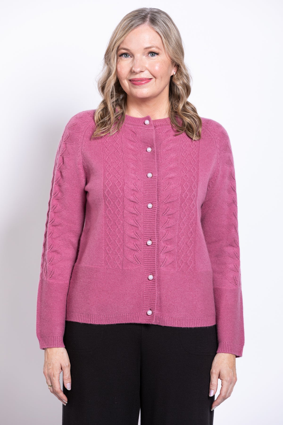 Persimmon Sweater, Berberis, 100% Cashmere