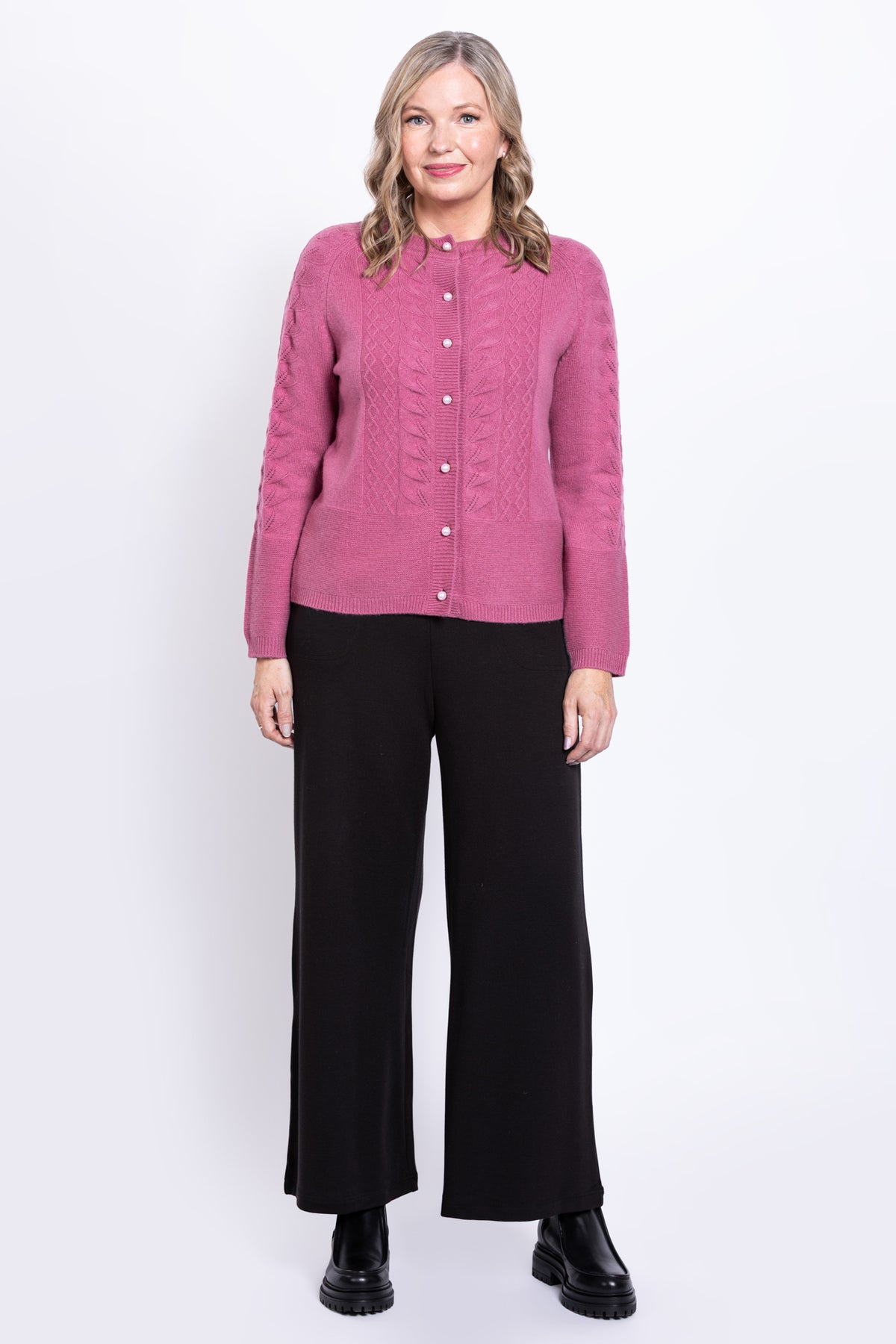 Persimmon Sweater, Berberis, 100% Cashmere