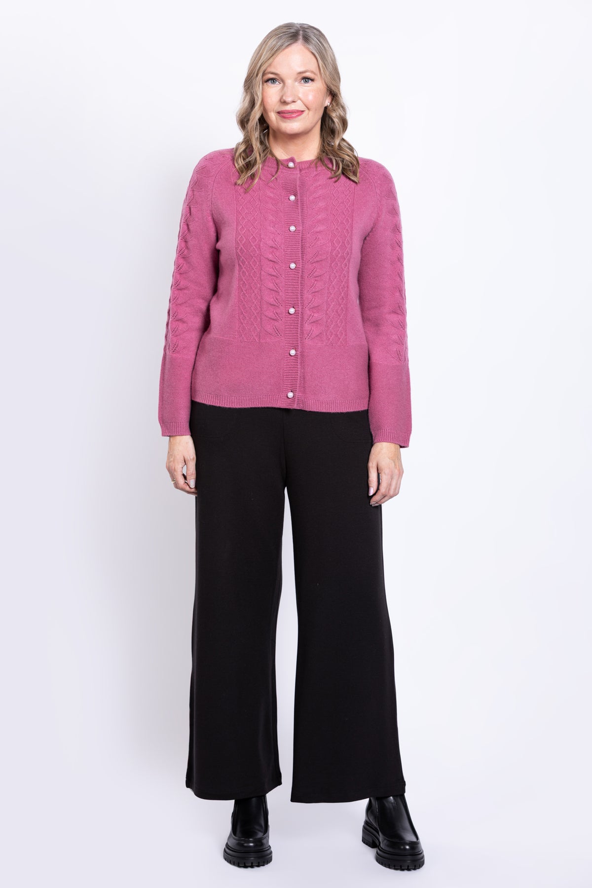 Persimmon Sweater, Berberis, 100% Cashmere