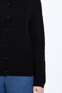 Persimmon Sweater, Black, 100% Cashmere