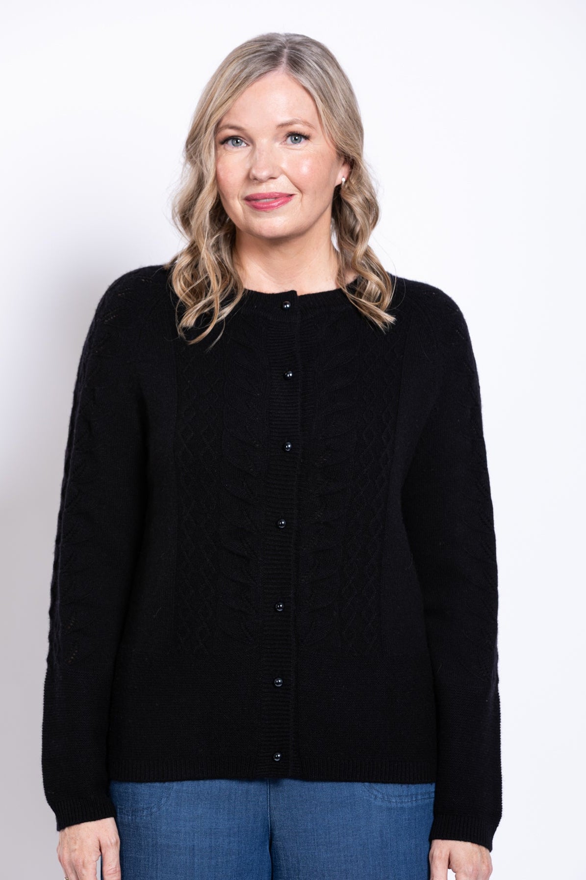 Persimmon Sweater, Black, 100% Cashmere