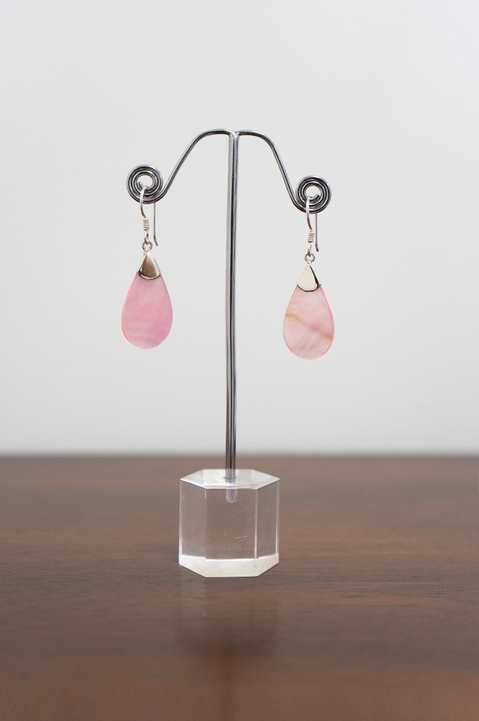Pink Coral Earrings