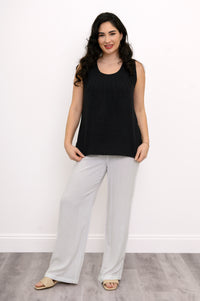Pleat Tank, Black