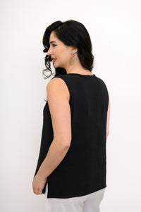 Pleat Tank, Black