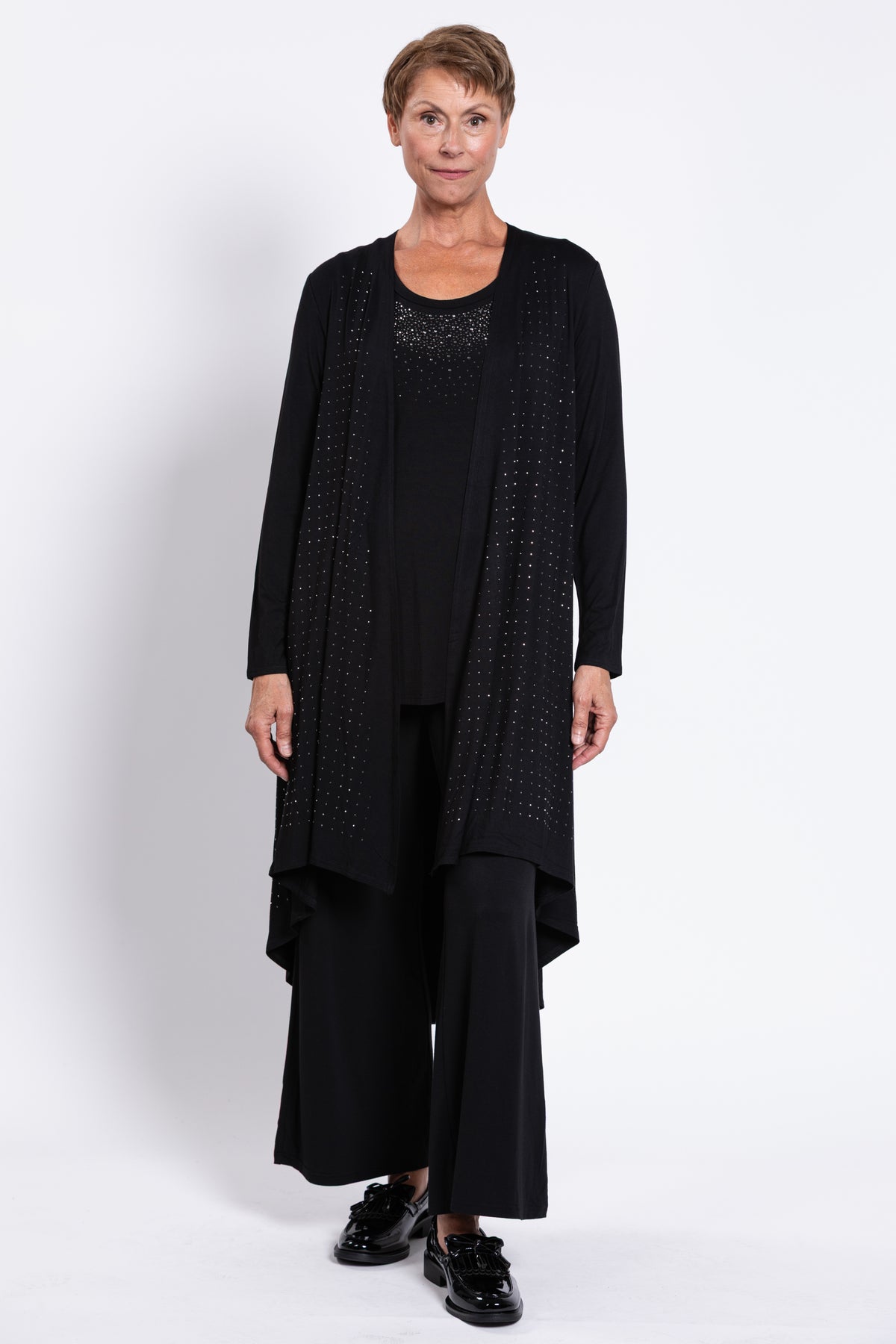 Priscilla Jacket, Black Diamond, Bamboo