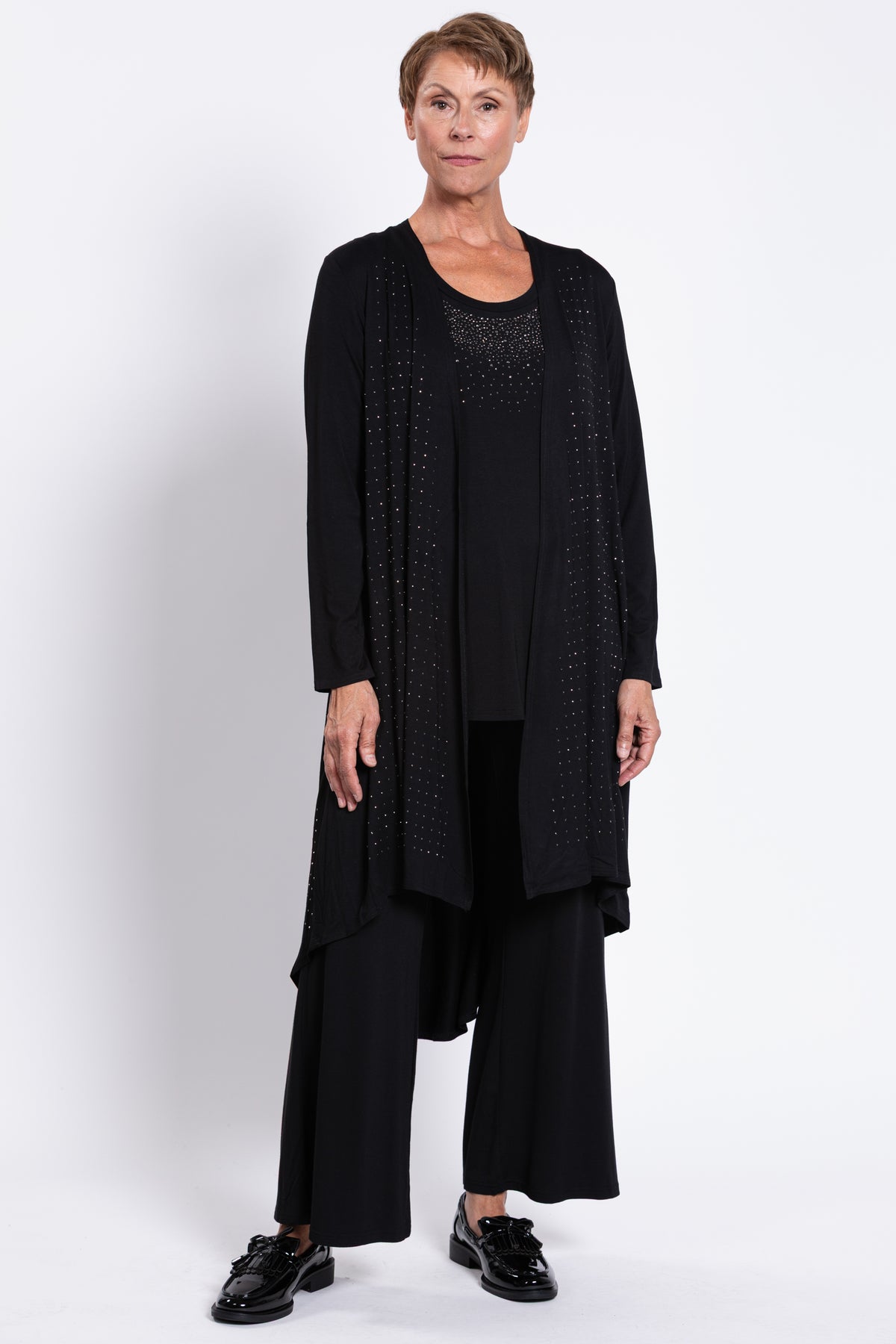 Priscilla Jacket, Black Diamond, Bamboo