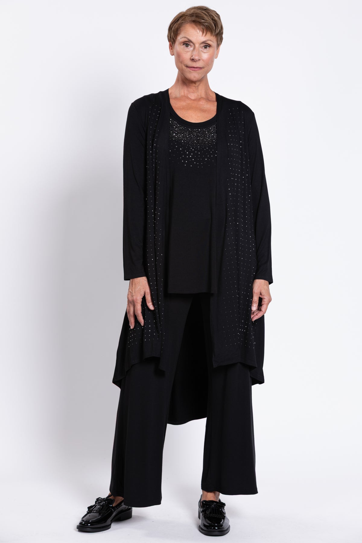 Priscilla Jacket, Black Diamond, Bamboo