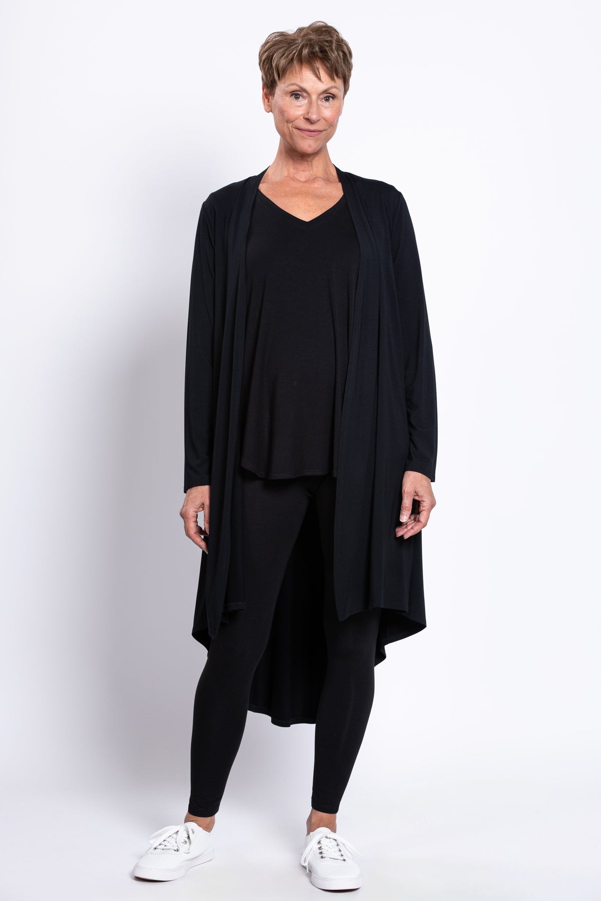 Priscilla Jacket, Black, Bamboo