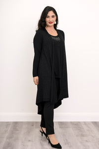 Priscilla Jacket, Black Diamond, Bamboo