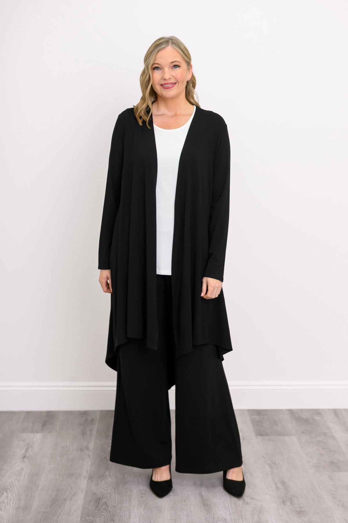 Priscilla Jacket, Black, Bamboo