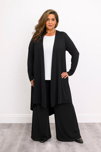 Priscilla Jacket, Black, Bamboo