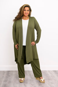 Priscilla Jacket, Khaki, Bamboo