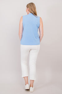 Reena Tank, Blue, Cotton