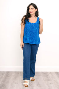 Rena Tank, Blue Bubbles