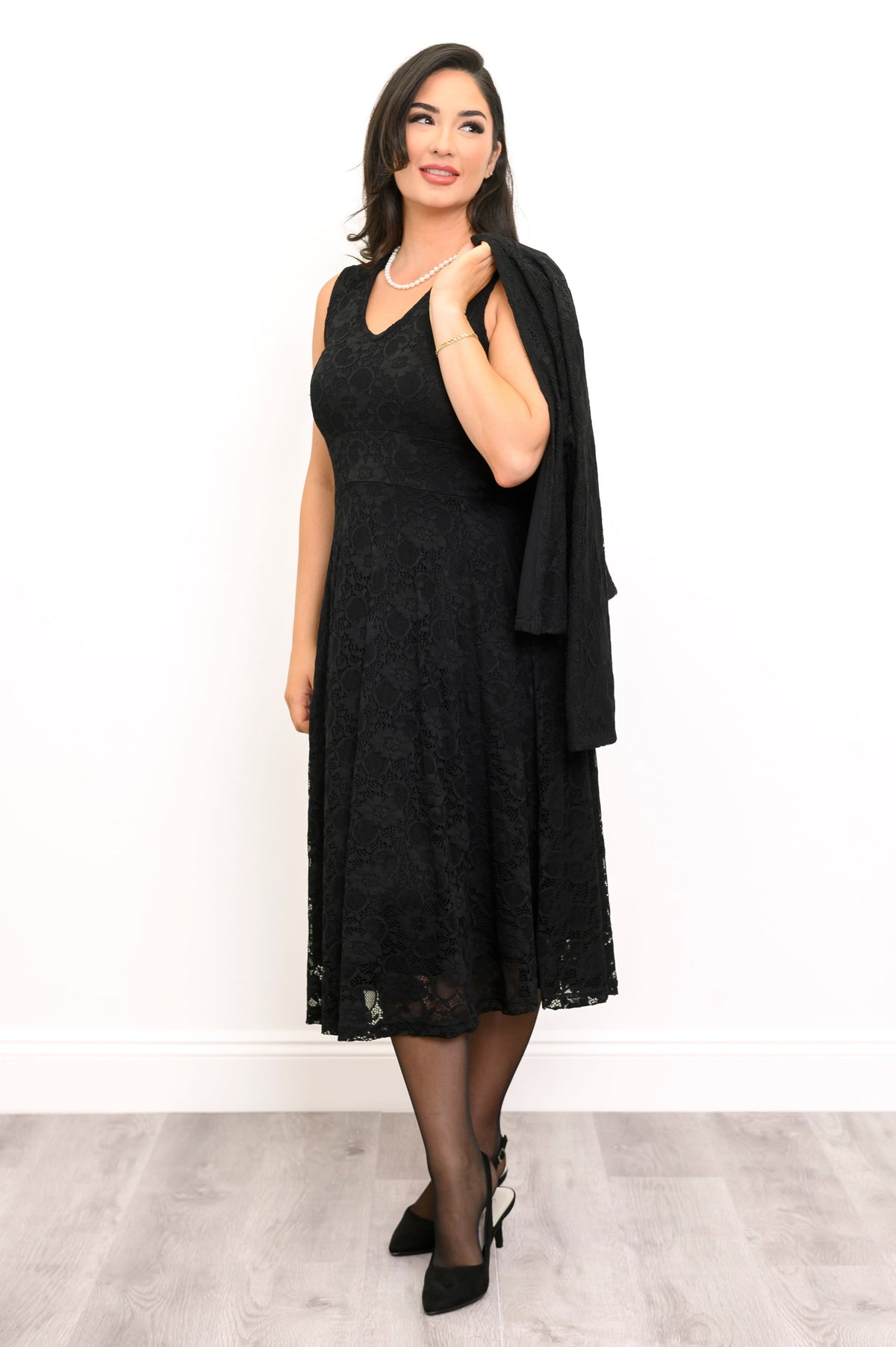 Renata Jacket, Black, Bamboo