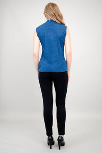 Rita Sweater, Blue, Merino Wool