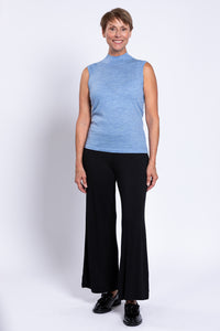 Rita Sweater, Soft Blue, Merino Wool