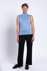 Rita Sweater, Soft Blue, Merino Wool