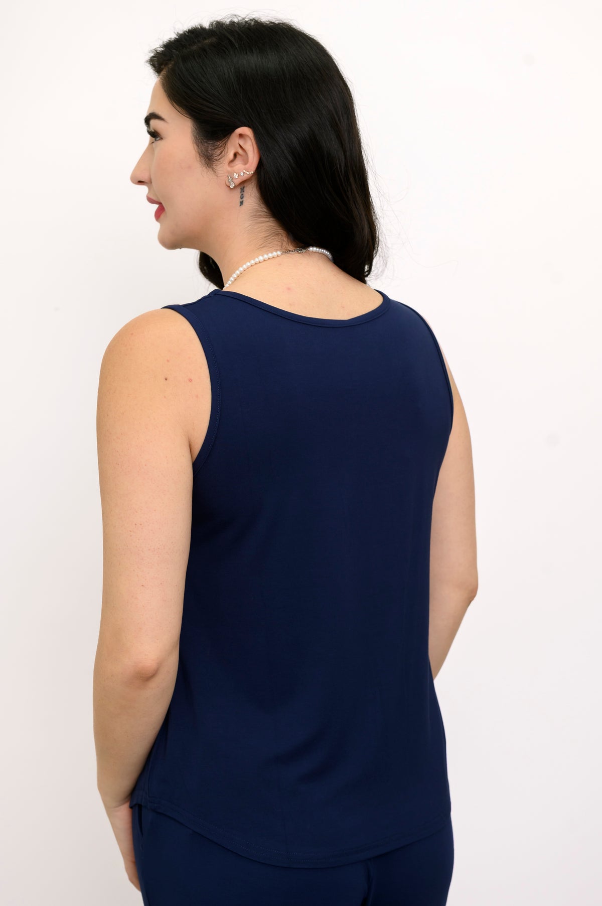 Ritzy Tank, Indigo, Bamboo