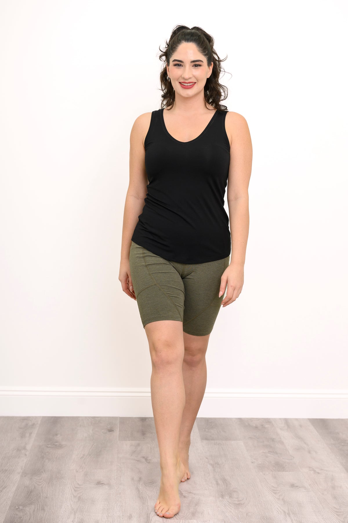 Robson Shorts, Yarn Dye Khaki, Bamboo