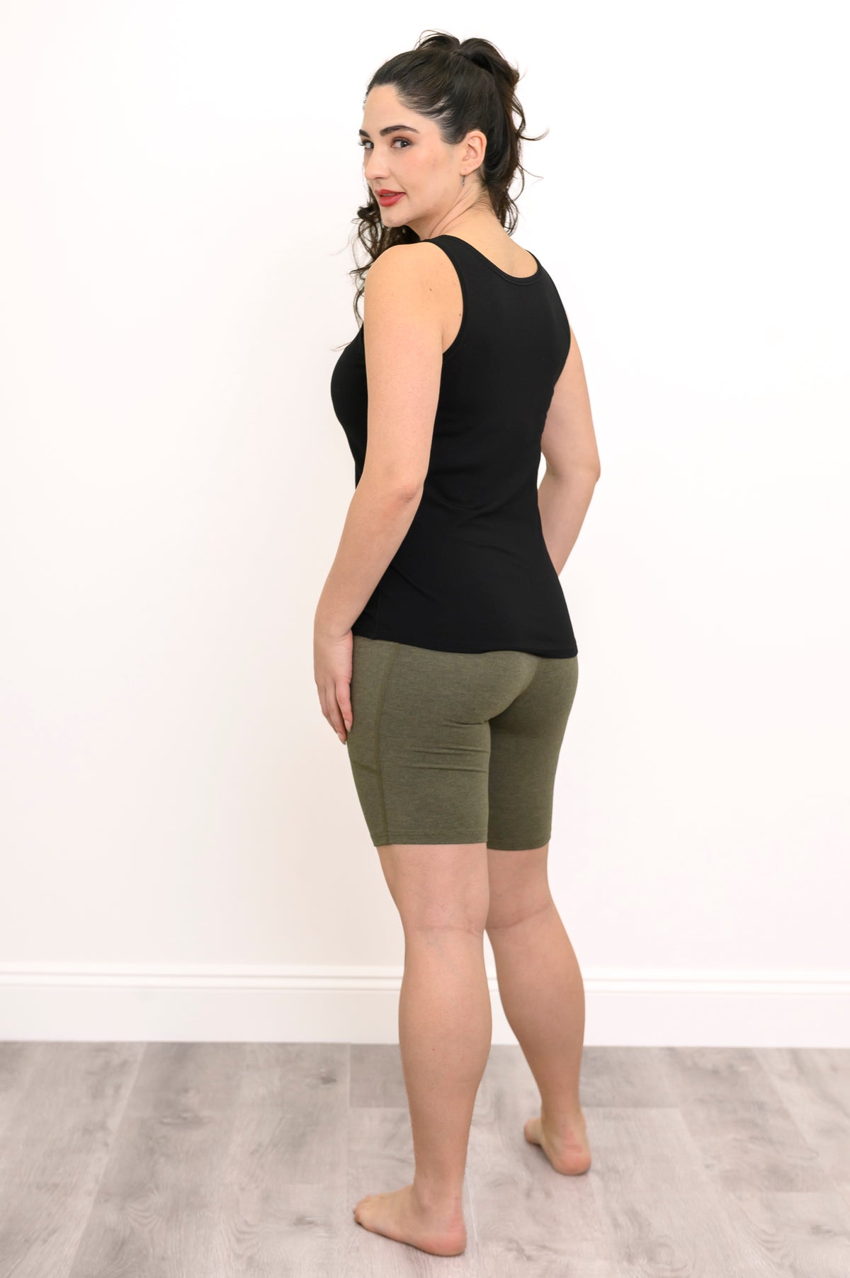 Robson Shorts, Yarn Dye Khaki, Bamboo